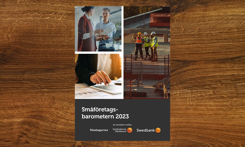 Omslagsbild: Småföretagsbarometern 2023